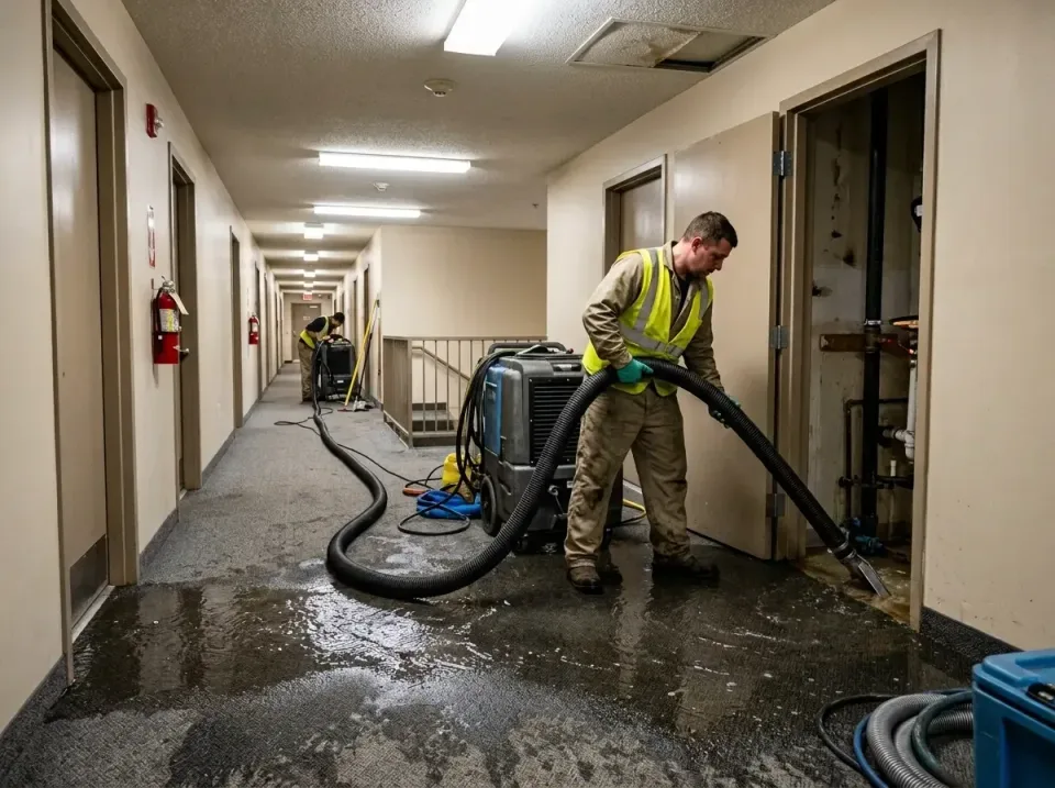 multi-unit-apartment-hallway-f-005 — frequently asked questions, Emergency Burst Pipe Water Extraction & Removal in Acres Gr…